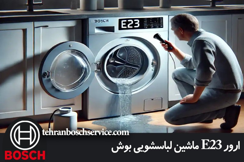 ارور E23 ماشین لباسشویی بوش 
