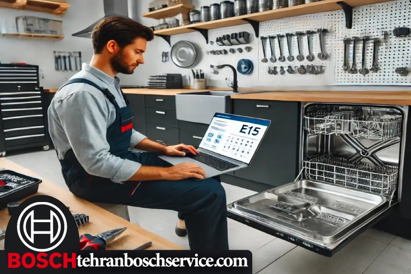 علت های بروز ارور E15 در ماشین ظرفشویی بوش