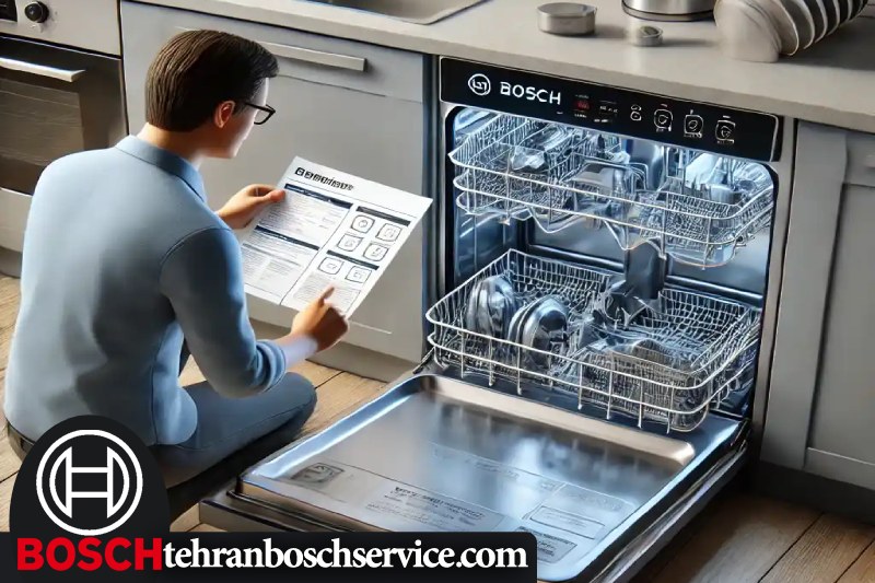 هزینه تعمیر ارور E23 ماشین ظرفشویی بوش 