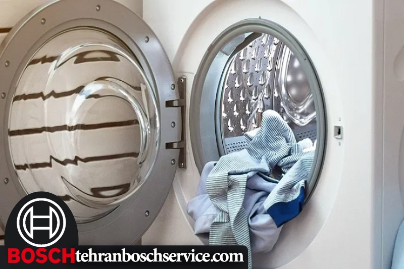 خاموش شدن خشک کن لباسشویی بوش وسط کار 