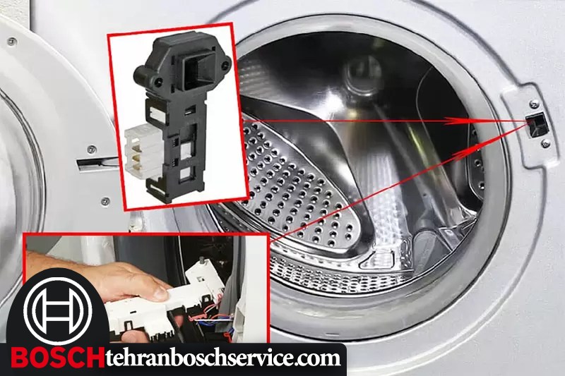 علت رایج قفل شدن درب لباسشویی بوش