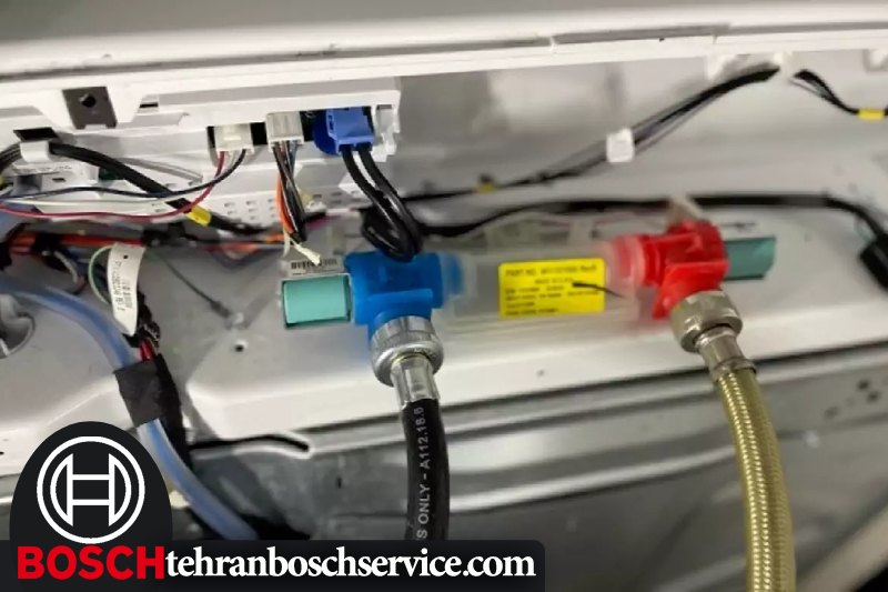 نحوه تعمیر شیر برقی ماشین لباسشویی بوش 