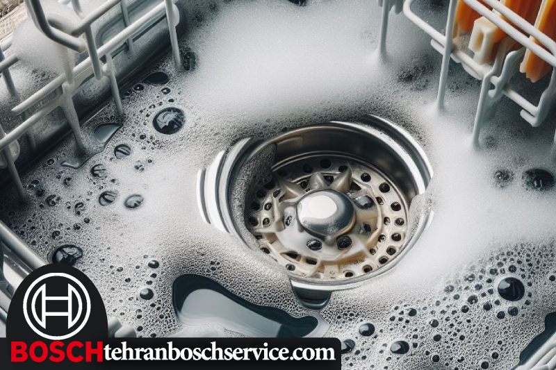 دلایل ایجاد کف زیاد در ماشین ظرفشویی بوش 