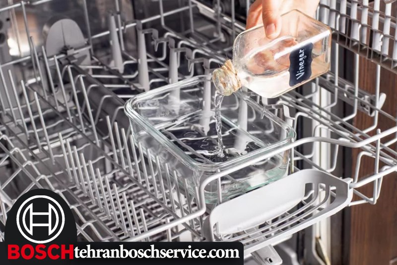 تمیز کردن کف ماشین ظرفشویی 