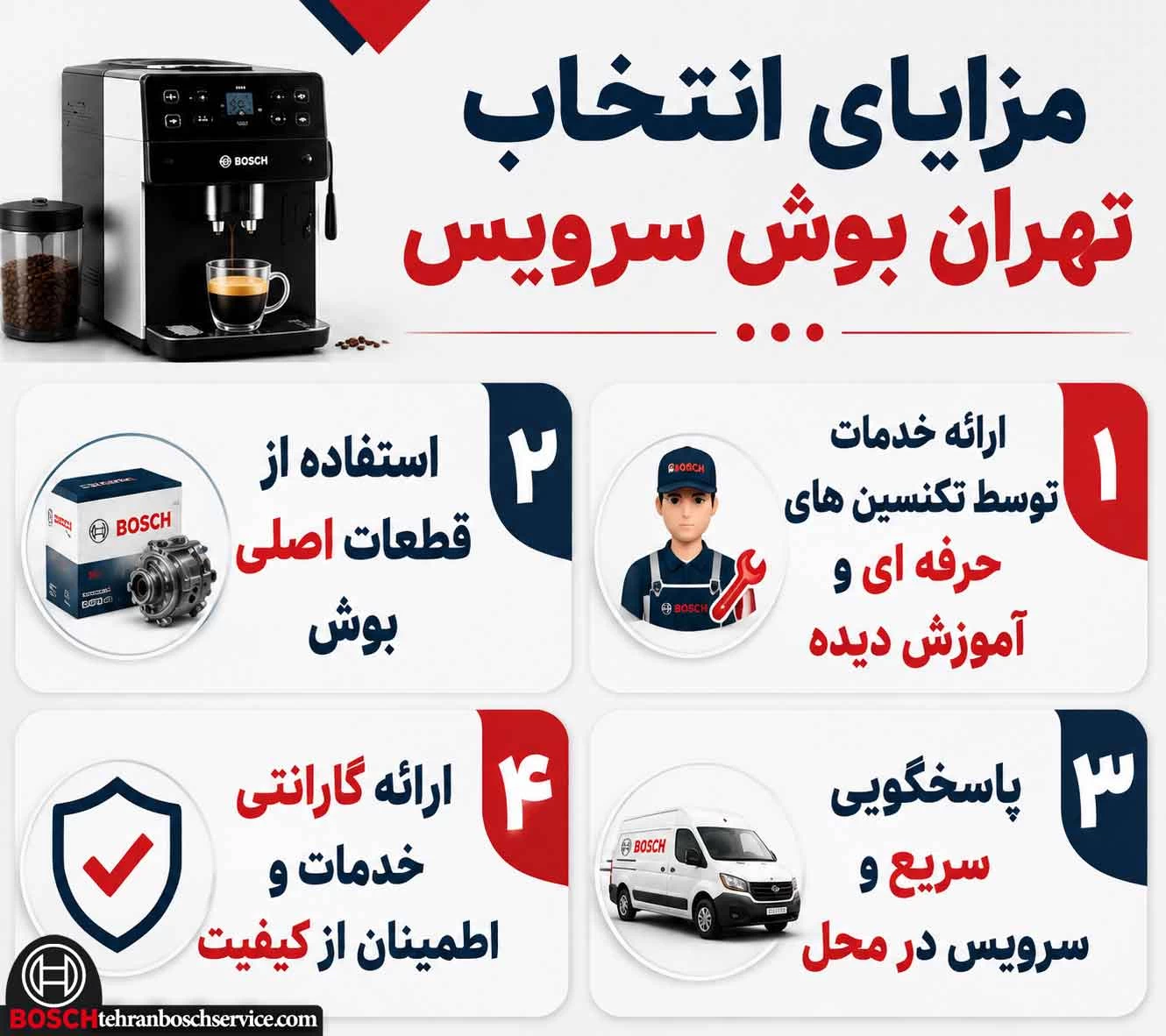 مزایای انتخاب تهران بوش سرویس
