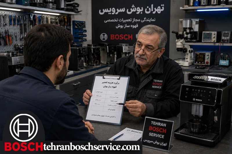هزینه تعمیر قهوه ساز بوش و مقایسه با خرید جدید