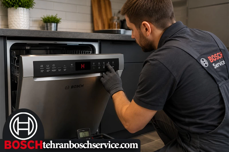  ارور H ماشین ظرفشویی bosch