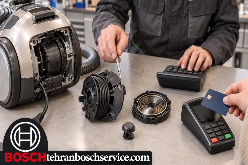 هزينه تعمیر سیم جمع کن جاروبرقی bosch چقدر است؟
