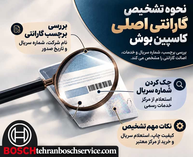 نحوه تشخیص گارانتی اصلی کاسپین بوش